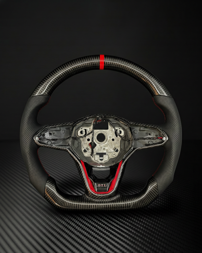 2022+ Volkswagen/VW Golf MK8 GTI/R/Jetta GLI Carbon Fiber Steering Wheel