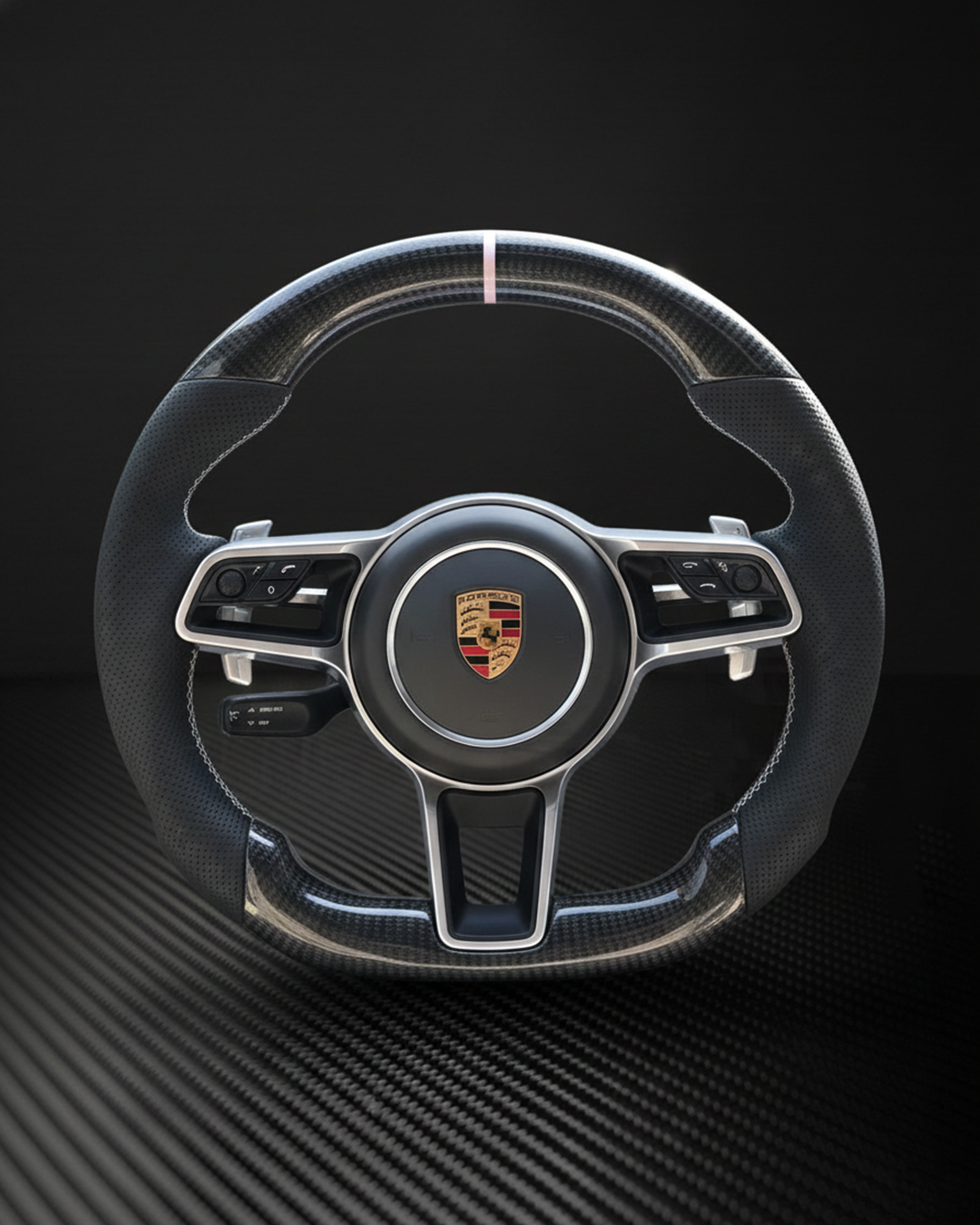 2015-2018 Porsche Carbon Fiber Steering Wheel