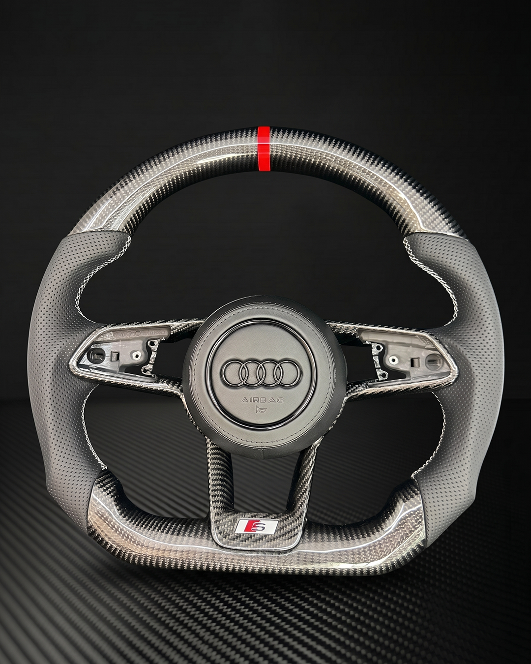 2016+ Audi R8/TT Carbon Fiber Steering Wheel