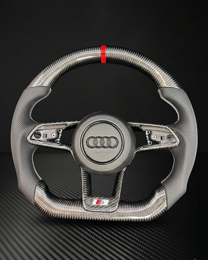 Audi B9/2017-2020 8V A/S/RS 3/4/5 Carbon Fiber Steering Wheel