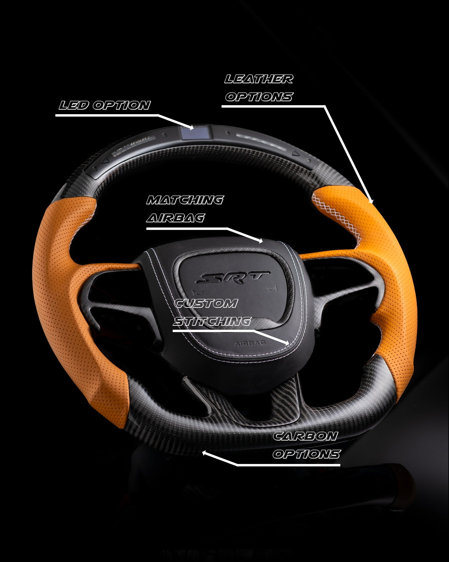 2015-24 Dodge Durango Hellcat Kustom Steering Wheel