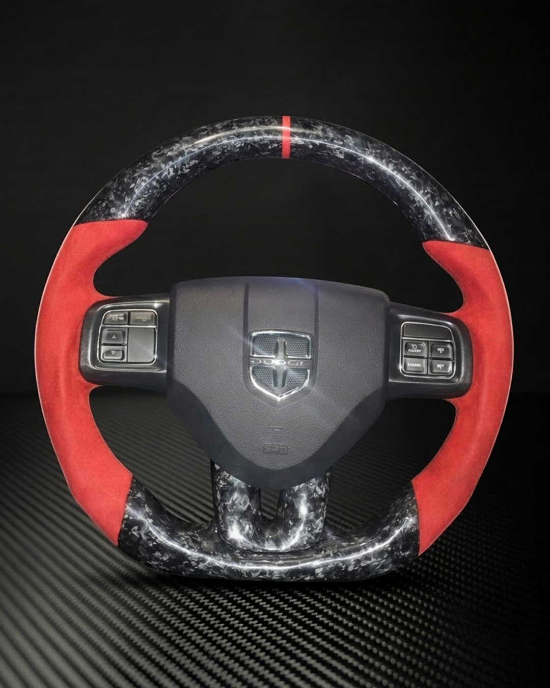 Dodge Dart/Avenger Carbon Fiber Steering Wheel