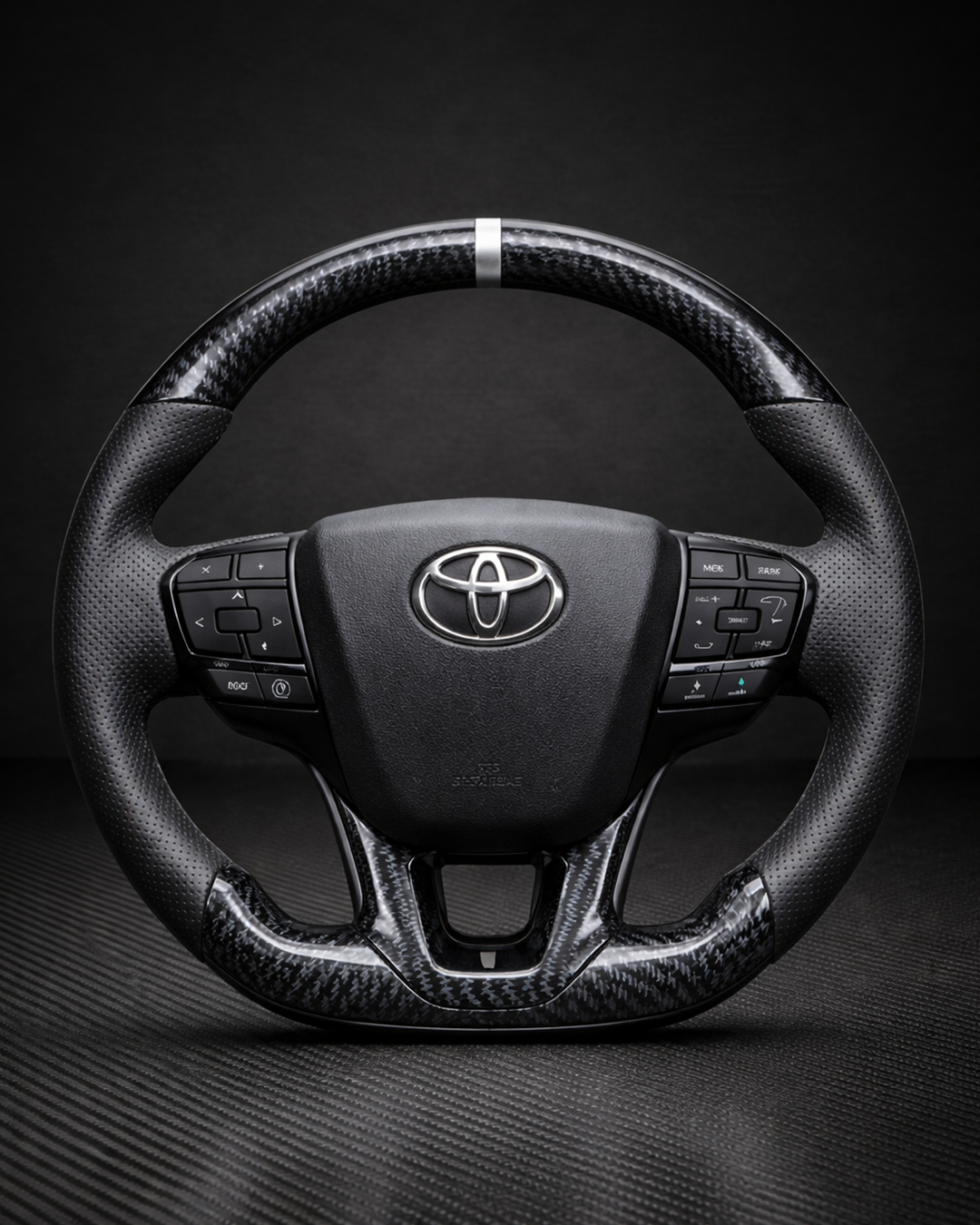 Heated Carbon Fiber Steering Wheel for 2025+ 9th Gen Toyota Camry