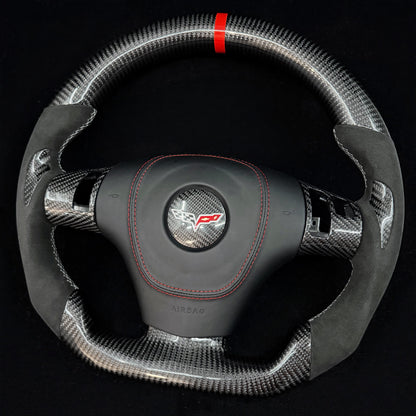 2006-2013 C6 Chevrolet Corvette Carbon Fiber Steering Wheel