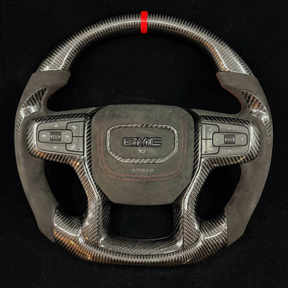 2019+ Chevrolet Silverado/GMC Sierra Carbon Fiber Steering Wheel