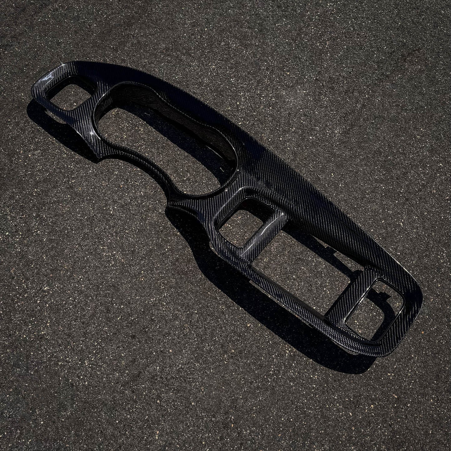 2015+ Dodge Charger Full Carbon Fiber Dash Bezel Replacement