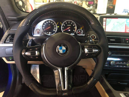 2012-2018 BMW F2X/F3X/F8X/F1X Carbon Fiber Steering Wheel