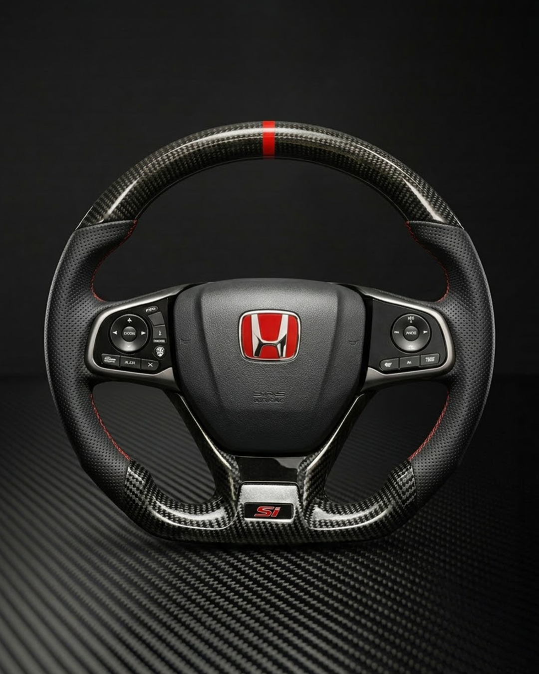2012-2015 9th gen Honda Civic Carbon Fiber Steering Wheel