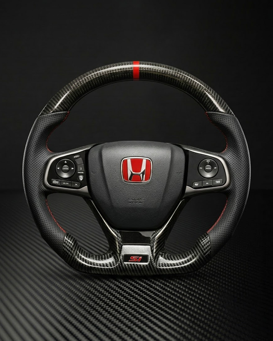 2012-2015 9th gen Honda Civic Carbon Fiber Steering Wheel