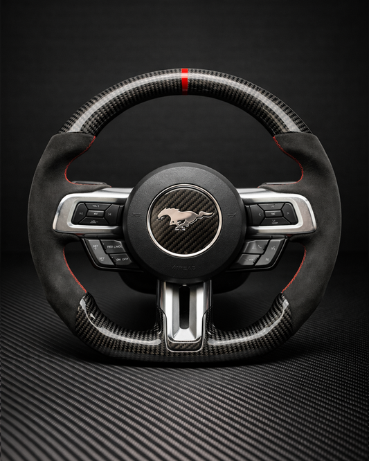 2018+ S550 Ford Mustang Carbon Fiber Steering Wheel