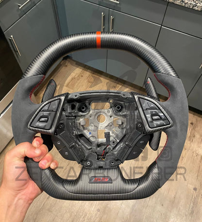 2016+ Chevrolet Camaro Carbon Fiber Steering Wheel