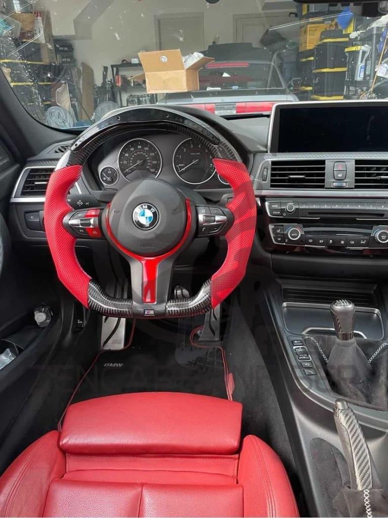 2012-2018 BMW F2X/F3X/F8X/F1X Carbon Fiber Steering Wheel