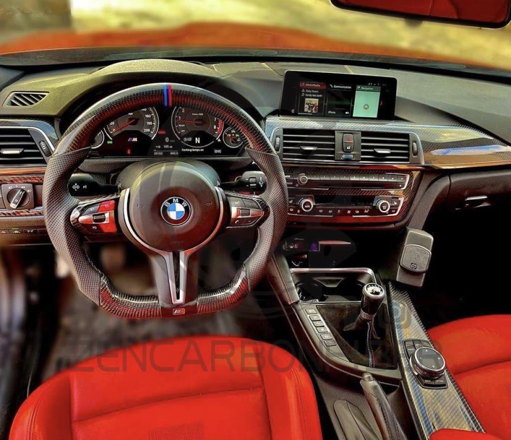 2012-2018 BMW F2X/F3X/F8X/F1X Carbon Fiber Steering Wheel