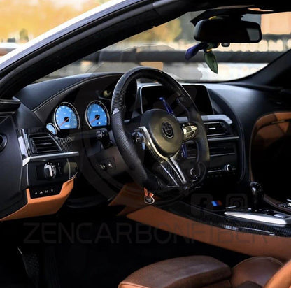 2012-2018 BMW F2X/F3X/F8X/F1X Carbon Fiber Steering Wheel