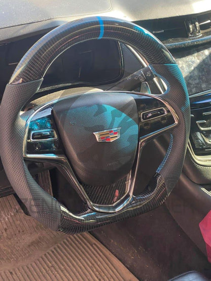 2013-2019 Cadillac ATS/CTS Carbon Fiber Steering Wheel