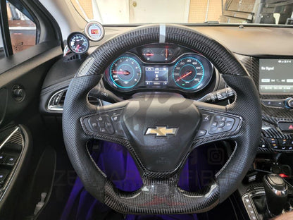 2016+ Chevrolet Cruze/Malibu Carbon Fiber Steering Wheel